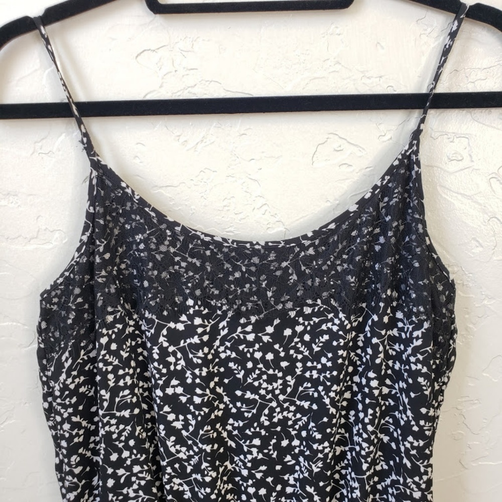 Decree ~ Black/White Sleeveless Jumpsuit ~ Sz M - Picture 4 of 6